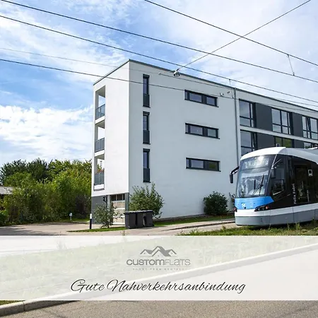 Customflats - Tiefgarage - Terrasse - Uninähe Apartment *